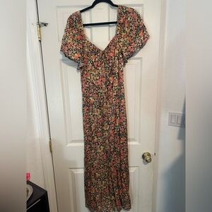 Topshop Multicolor Floral Maxi Dress